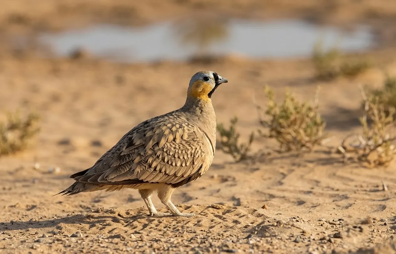Crowned Sandgrouse